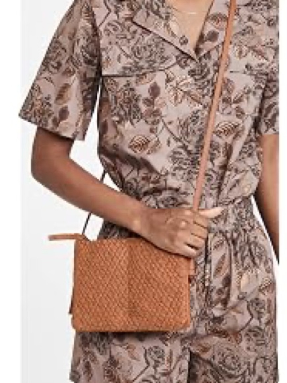 Madewell The Knotted Crossbody Bag Cognac Boho 34080